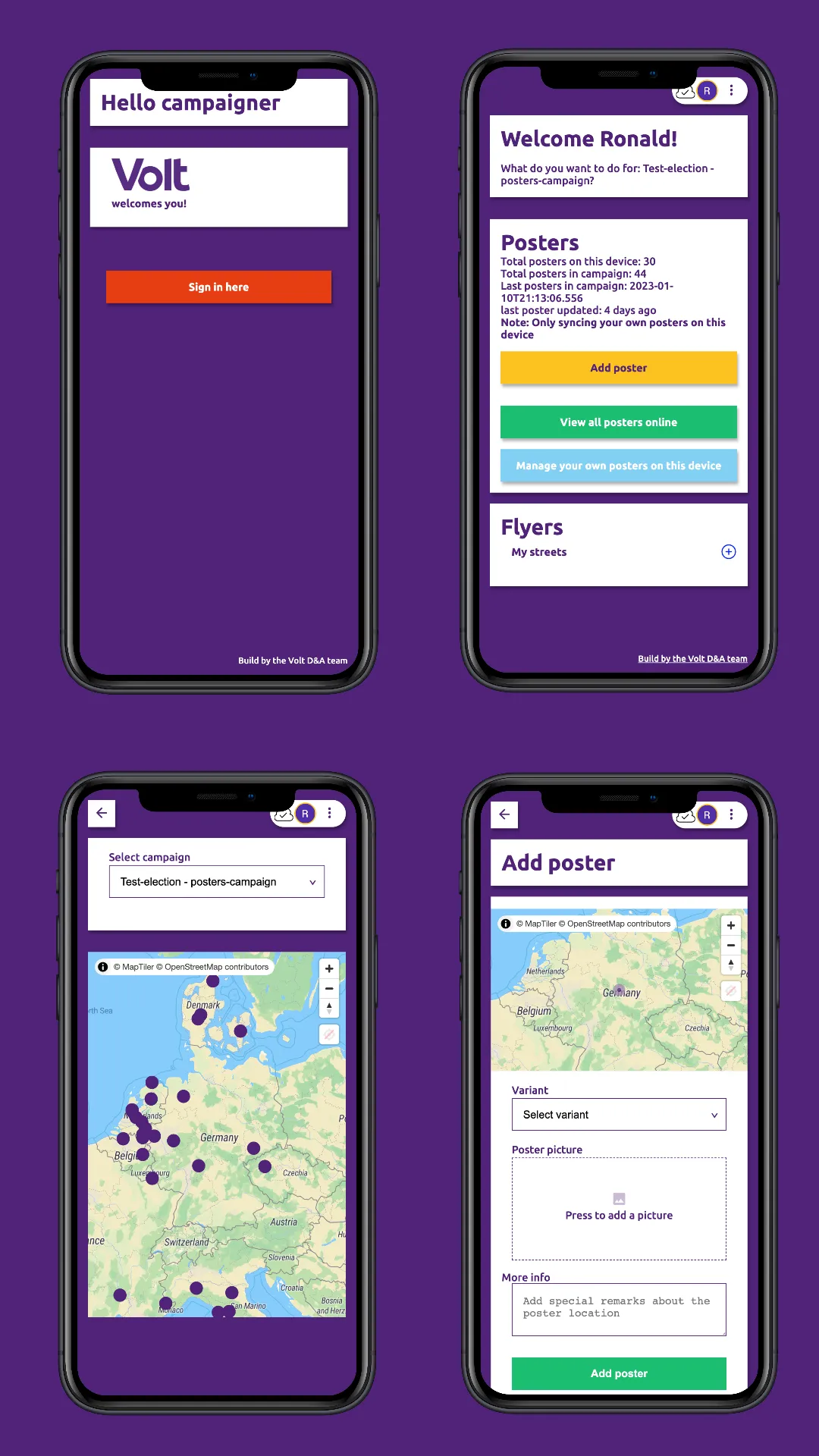 Volt Campaigner app